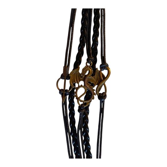 Dragon Jewelry Set – Fantasy Necklace & Bracelet, Gothic Medieval Accessories - Picture 5 of 9